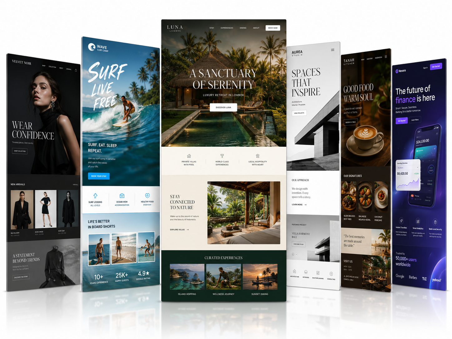 Portfolio visual website 2